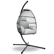 Gardeon Outdoor Egg Swing Chair Wicker Rope Furnit