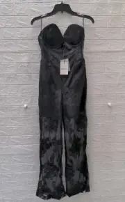 New Bardot Lincoln Lace Pantsuit In Black Sz. 6