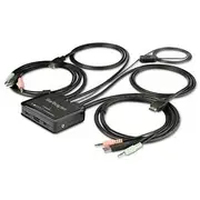 StarTech 2 Port HDMI KVM Switch, 4K 60Hz - SV211HDUA4K