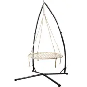 Kids Outdoor Hammock Swing Chair with Teardrop Stand