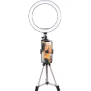 Univarsal 26cm Built in clip - Led ring light,Bluetooth 4.0,fill light + one cli
