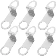 INOOMP 6pcs Metal Clock Hanger Hooks Replacement Parts for Quartz Clock Mechanism for Home Office