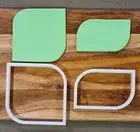 Leaf/ Rectangle and Square Set x2 Cookie Cutters