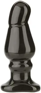 Doc Johnson Titanmen - Master Tool #5 - Angled Wide Plug - 6.5 in. Long and 2.5 in. Wide - Prostate Stimulating Anal Toy - Butt Plug