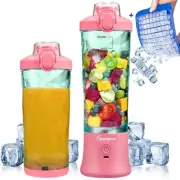 20oz Portable Blender Juicer Machine Cup for Smoothies Shakes Fruit Mixer Cup