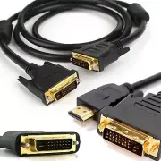 2m 3m 5m HDMI to DVI Cable AV DVI 24+1 Male 1080p for HDTV PS3 XBOX 360 TV LCD