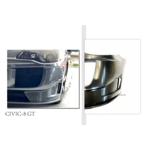 小傑-全新 HONDA CIVIC8 喜美 8代 K12 GT 式樣 前保 素材 前保桿 空力套件 大包