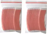72Pcs/Lot Duo- Super Strong Hair Wig Tape Double Adhesive Extension Strips Waterproof for Toupee Lace Wigs Film C