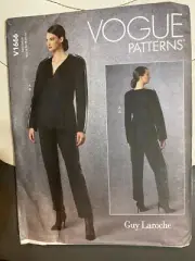 Vogue Patterns V1666 Designer Guy Laroche Misses Jacket and Pants 14 - 22 NEW