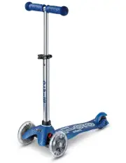 [Micro] Mini Deluxe Glitter LED 3 Wheel Scooter in Blue