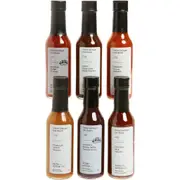 Señor Lechuga The Line Up 6-Piece Set Hot Sauces in Red Maroon And Yellow at Nordstrom One Size
