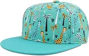 [SEYUFN] Children's Baseball Cap Baby Girls Boys Cap Baseball Cap with Flat Brim for Kids Boys Sports Hat with Cartoon Pattern Girls