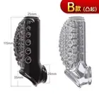 Penis Enlargement Sleeve Sex Delay Extender Condoms Lock Ring Toys Men Adult