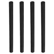 4pcs Graphite Electrode Carbon Rods for Electrochemical Experiments - High-Quality Graphite Cylinder Bars Black 9.00X0.80X0.80CM