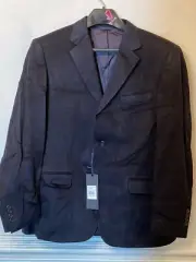NWT! Enzo Mantovani 100% Italian Cashmere Blazer Black Italy 575702