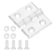 Transparent Hinge Clear Hinges for Boxes Cabinet Door Repair Plate