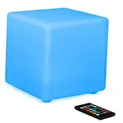 8-in LED Cube Light Mood Lamp, Cordless LED Cube Night Light for Kid,