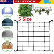 5 Size Elastic Scrog Trellis Net with Hook Plant Support Netting for Grow Tent