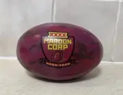 2009 XXXX Maroon Corp QLD State of Origin Plush Football - 20cm (Collectable)