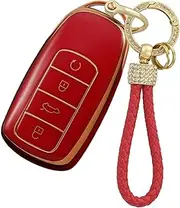 ontto TPU Car key fob cover Fit for Chery Tiggo 8 Plus 8 Pro Tiggo7 Pro Arrizo 5 Plus Omoda 5 C5 2021-2024 Remote key case key shell key holder keychain protector Accessories