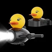 LED Lights for Bikes,Duck Warning Light Set | Bright Waterproof LED Warning Horn Headlight Night Cycling Riding for Men Women