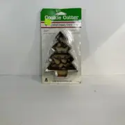 Vintage METAL Christmas Large Christmas tree 5 Inches COOKIE CUTTER ACME INC Ck