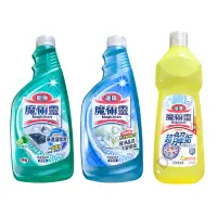 在飛比找蝦皮購物優惠-魔術靈 清潔劑500ml(補充) 更替瓶/經濟瓶 浴室/廚房