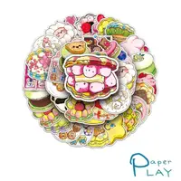 在飛比找momo購物網優惠-【Paper Play】創意多用途防水貼紙-可愛卡通手繪馬卡