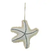 St. Nicholas Square Starfish Christmas Ornament ~ NWT ~ snowflakes & seashells