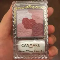 在飛比找蝦皮購物優惠-9成5新 canmake 花漾戀愛修容組/色號：09