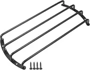 X AUTOHAUX Universal Black Iron 12" Speaker Grill Bar Audio Speaker Subwoofer Grill Grille 12 inch 4 Bar Speaker Grille Bar Woofer Protective Cover with Screws - Pack of 1