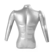 1* Man Half Body Arm PVC Inflatable Mannequin Male Dummy Torso Model Accessories