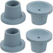 CALLARON 4pcs Shower Chair Replacement Feet Bath Chair Part Leg Caps Bath Chair Leg Caps Covers Rubber