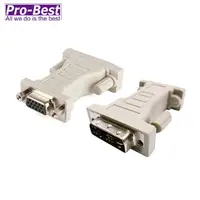 在飛比找PChome24h購物優惠-PRO BEST DVI-A/VGA(17M15F)轉接頭