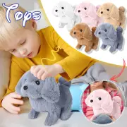 Plush Toy Puppy Electronic Interactive Pet Dog Walking, Barking, Tail Wagging,
