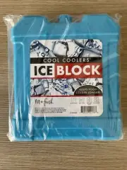 Fit + Fresh, Cool Coolers, Freezer Ice Block, Large Ice Pack - New