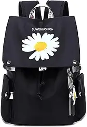[Travistar] School Bags for Teenage Girls Backpack Womens with USB Port Anti Theft Bag Waterproof Book Bags Casual Backpacks Elementary Junior High University Rucksack Sunflower Travel Hiking