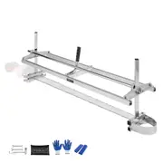 Chainsaw Mill, Portable Sawmill 14"-48" Guide Bar, Galvanized Steel Chainsaw Planking Mill with 0.2"-11.81" Cutting Thickness, Wood Lumber Cross Cutting Saw Mill for Builders and