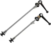 Practical Bicycles Skewer Set Quick Release Lever for Bike Wheel Hub Titanium Alloy Easy Install/Remove Pair