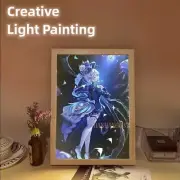 Genshin Impact Peripherals Creative Light Painting Furina de Fontaine Night Lamp