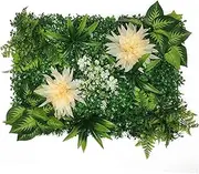 Artificial Grass Plant Wall Simulation Succulent Leaves Fake Lawn 40CM * 60CM (Color : Picture color-38)