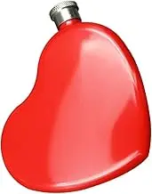 COLLBATH 1Pc Heart Shaped Alcohol Flask Mini Liquor Bottle for Outdoor Use Present for Women Holidays Leak Design for Picnics and Fishing Trips