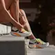 NEW BALANCE 慢跑鞋 FUELCELL V4 白橘 螢光 D楦 運動鞋 女 WFCXLA4