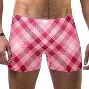 [VBFOFBV] Men's Printed Jammer Swimsuit Swim Shorts, Leopard Print Classic Vintage Black Gray Modern