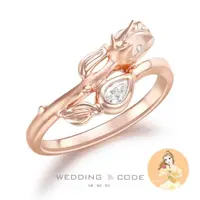 在飛比找momo購物網優惠-【WEDDING CODE】14K 5分水滴鑽求婚戒 迪43