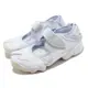 Nike 休閒鞋 Wmns Air Rift BR 女鞋 淡藍色 白 忍者鞋 經典 涼鞋 魔鬼氈 DJ4639-001