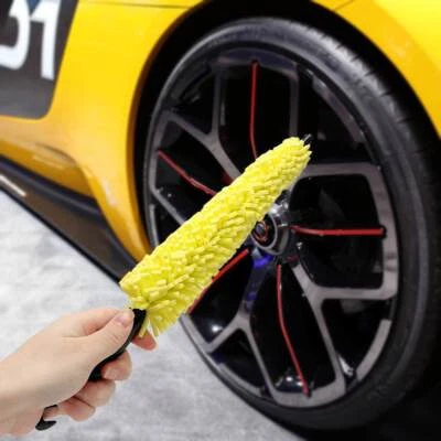 1Pc Sponge Wheel Tire Rim Scrub Cleaning Brush Car Wash Washing Cleaning Tool (for: MG)
