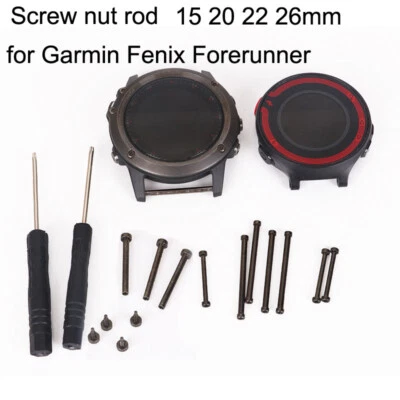 Watch Band Screw Nut Rod for Garmin Fenix 5S 3 6 5X Connector Bars 15 20 22 26mm