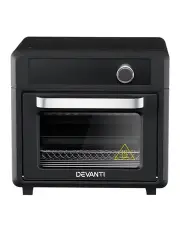 [Devanti] LCD Air Fryer Oven 20L in Black
