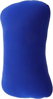 Milisten Travel Portable Mini Bone Pillow Ergonomic Neck Support Cushion for Camping Outdoor Use Washable Spandex Fabric Compact Foam Particle Design for Desk Naps